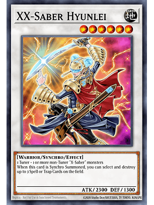 XX-Saber Hyunlei - L26D-ENX35 - Starlight Rare 1st Edition