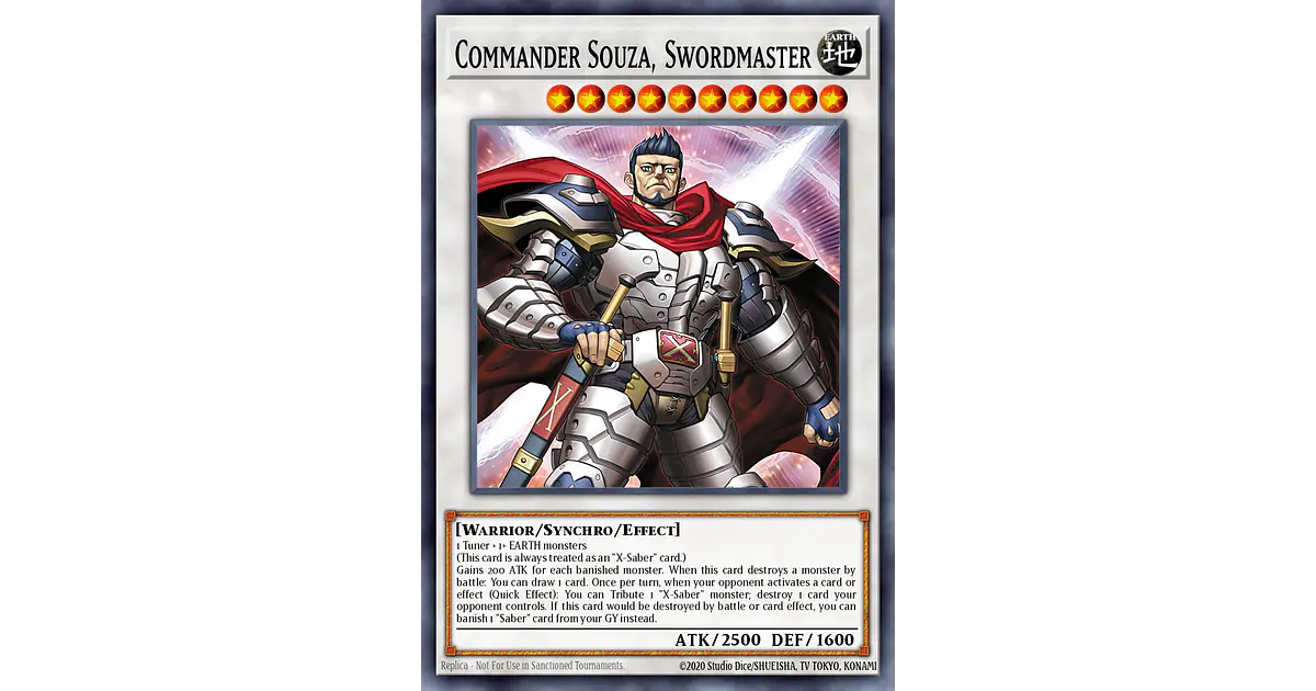 Commander Souza, Swordmaster - L26D-ENX42 - Secret Rare 1