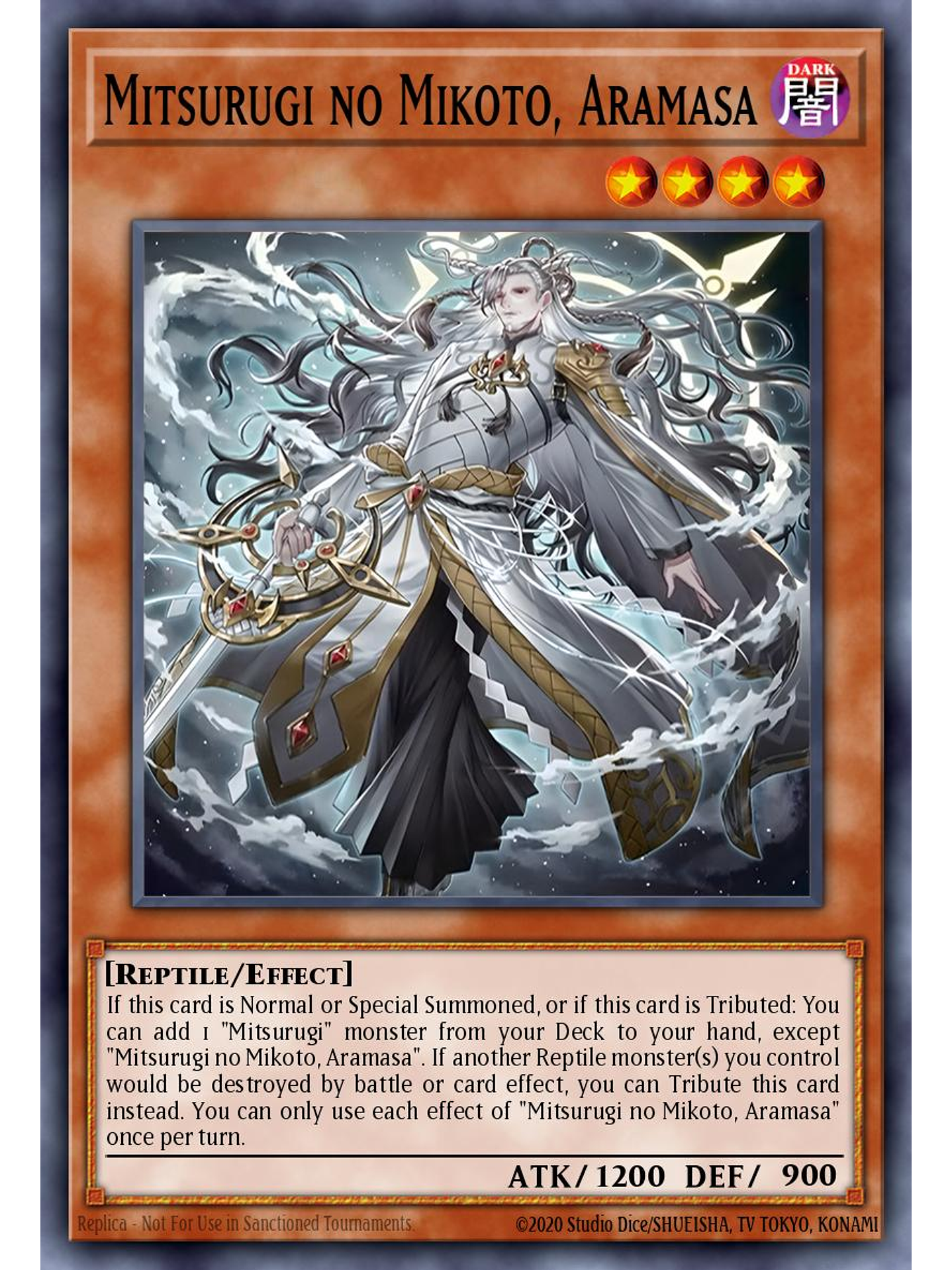 Mitsurugi no Mikoto, Aramasa - L26D-ENM06 - Secret Rare 1st Edition 1