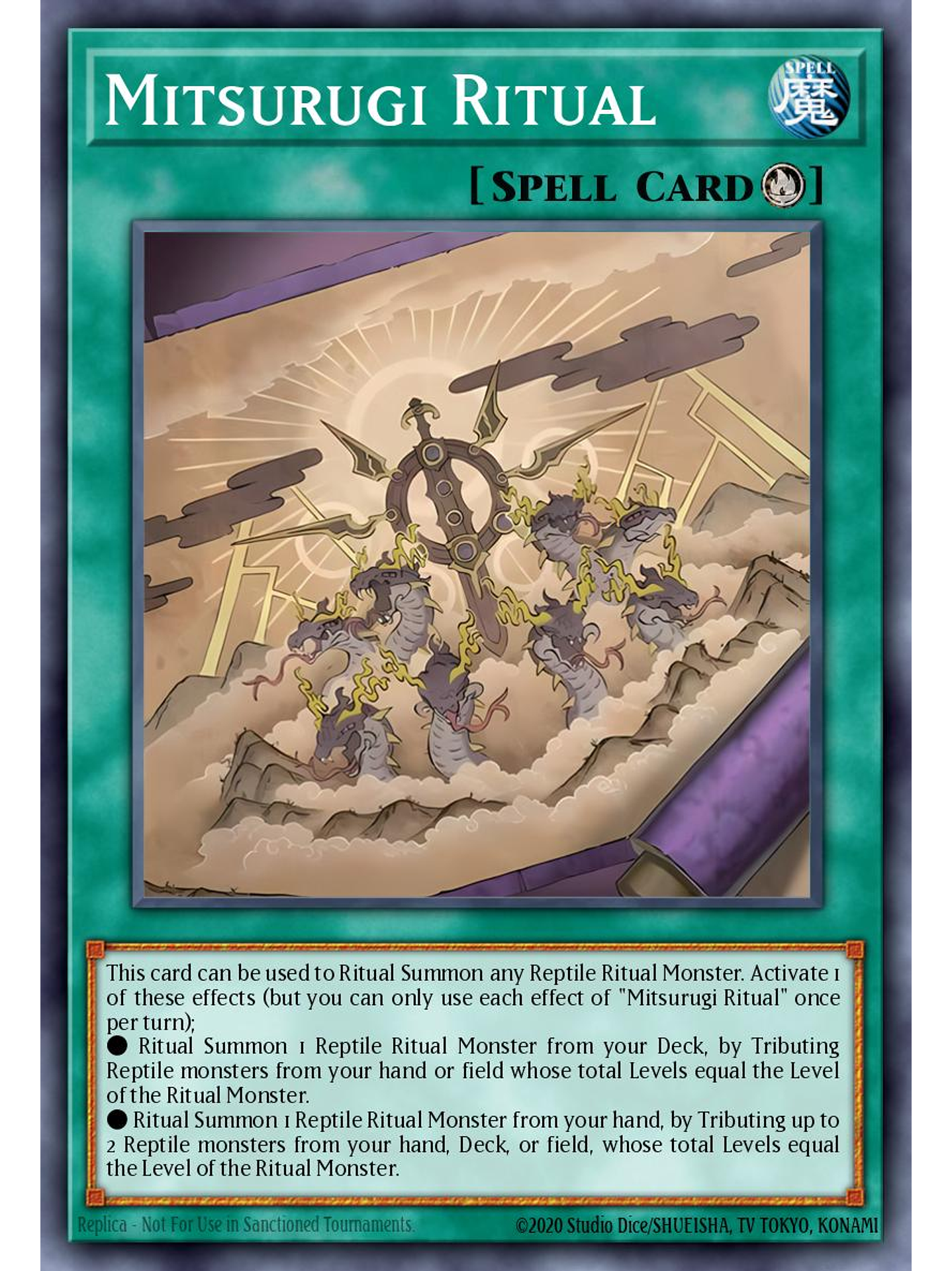 Mitsurugi Ritual - L26D-ENM15 - Secret Rare 1st Edition 1