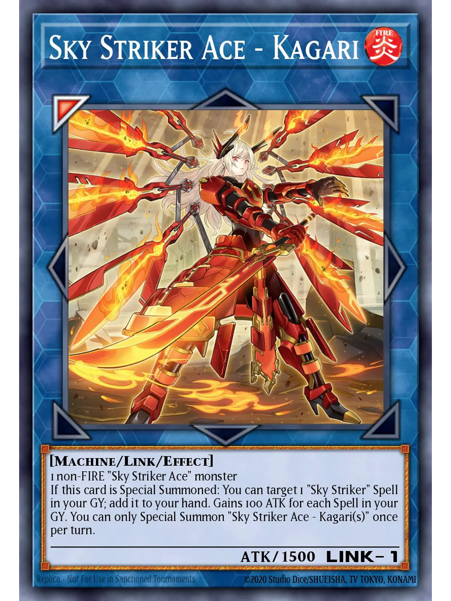 Sky Striker Ace - Kagari (alternate art) - L26D-ENS25 - Common 1st Edition 1