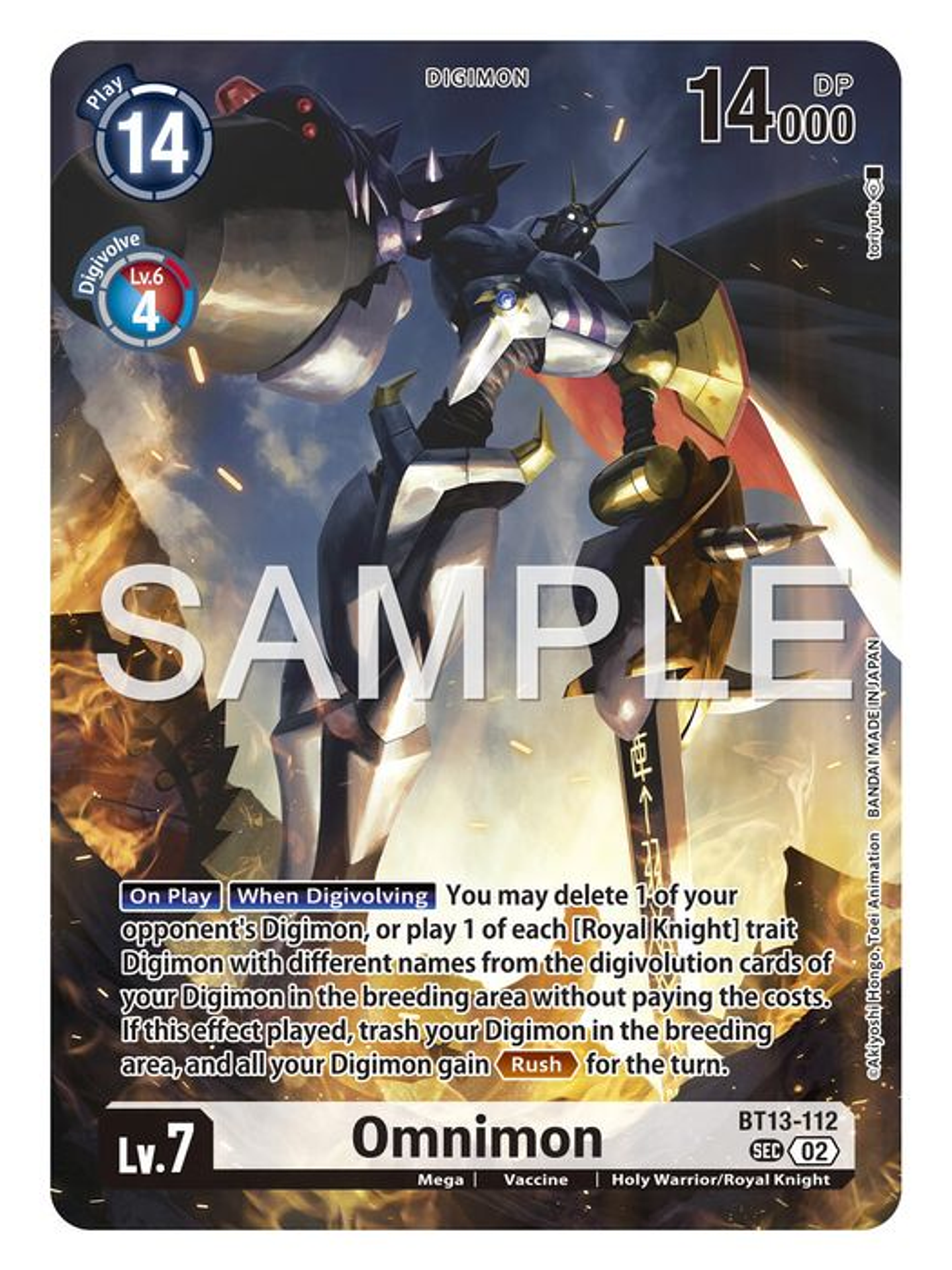BT13-112 (Alternate Art) Omnimon 1