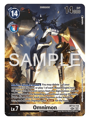 BT13-112 (Alternate Art) Omnimon