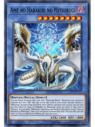 Ame no Habakiri no Mitsurugi - L26D-ENM10 - Secret Rare 1st Edition