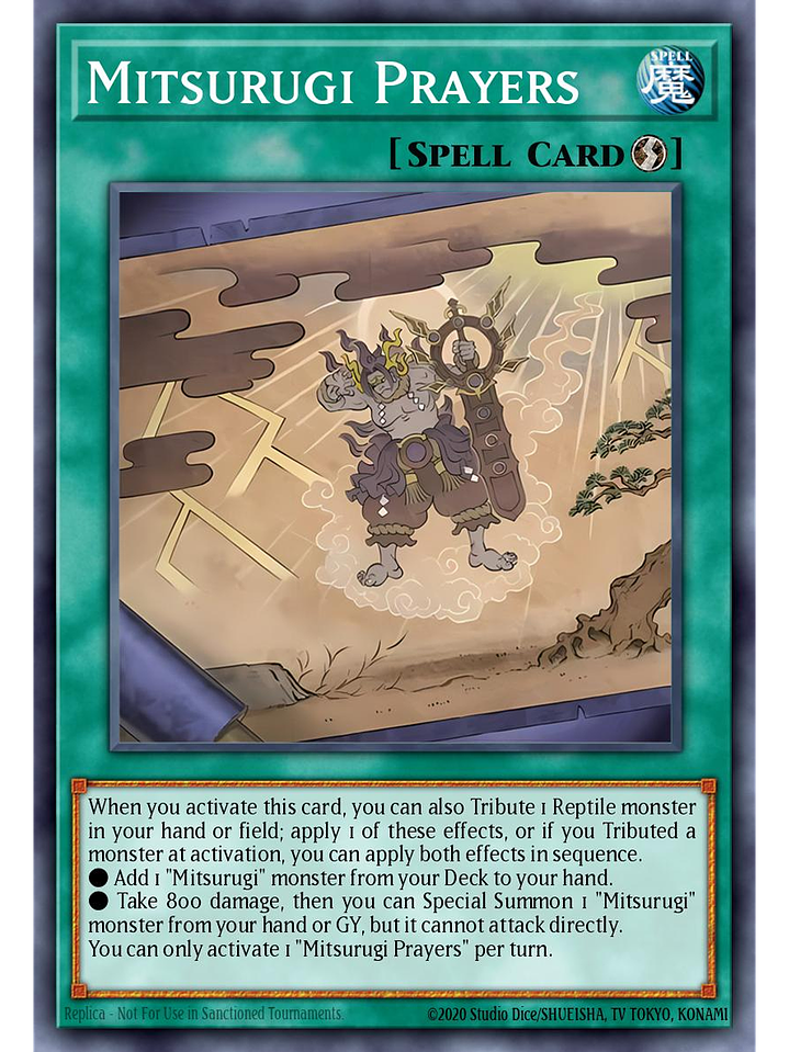 Mitsurugi Prayers - L26D-ENM14 - Starlight Rare 1st Edition 1