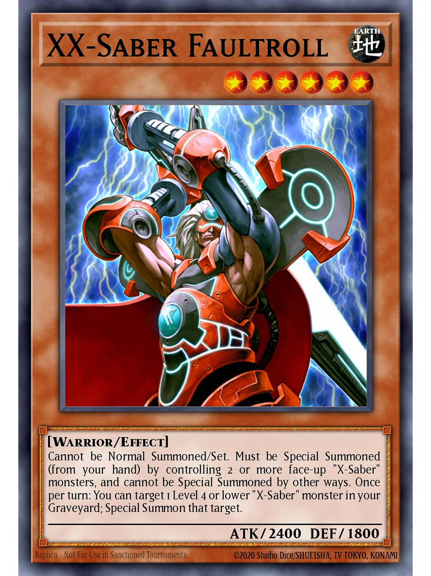 XX-Saber Faultroll - L26D-ENX04 - Secret Rare 1st Edition 1