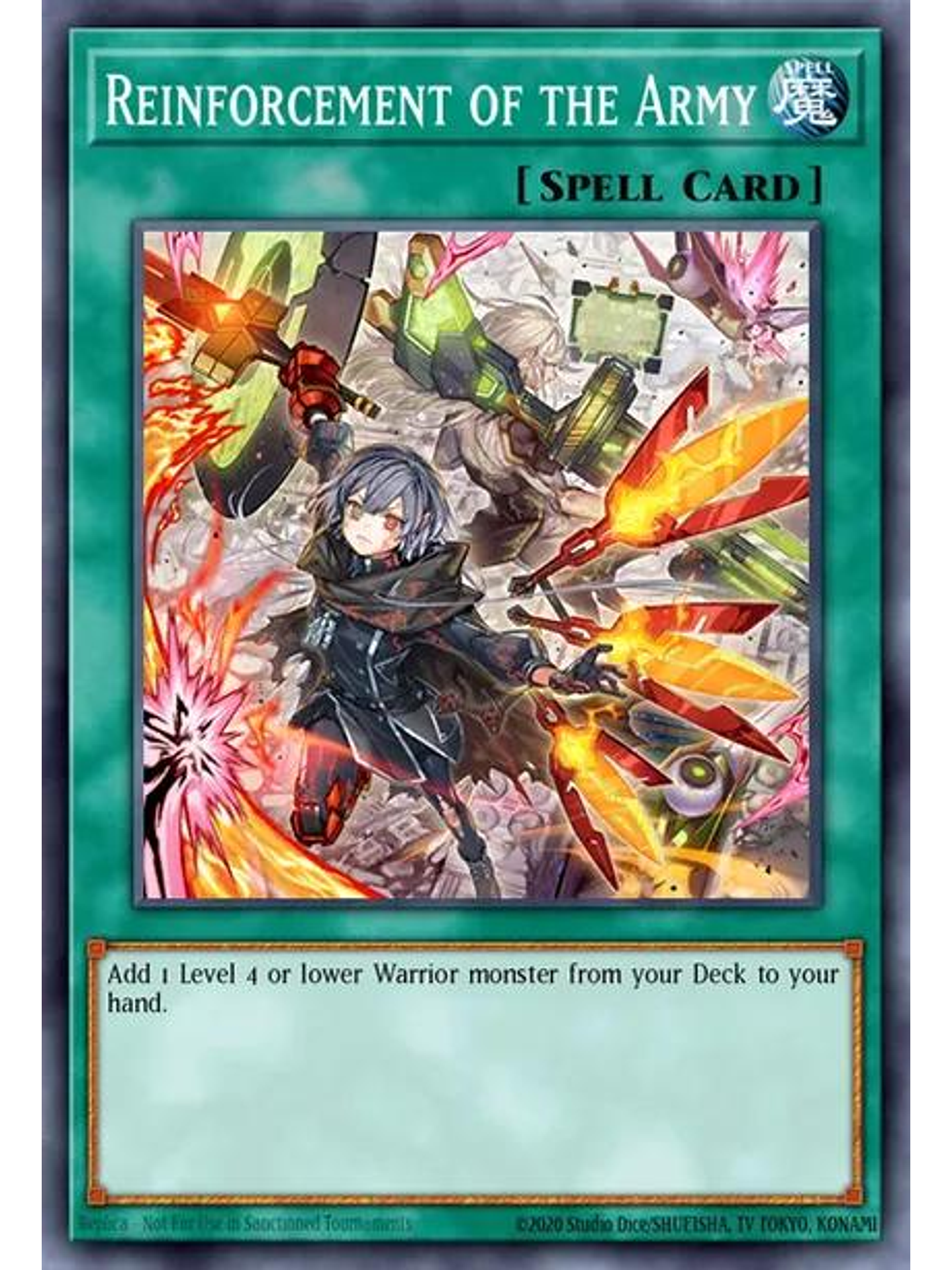 Reinforcement of the Army (alternate art) - L26D-ENS08 - Starlight Rare 1st Edition 1