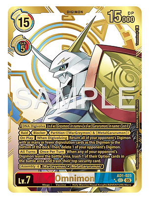 AD1-025 (Rare Pull) Omnimon