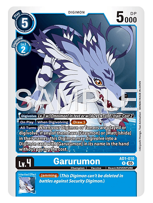 AD1-010 R Garurumon