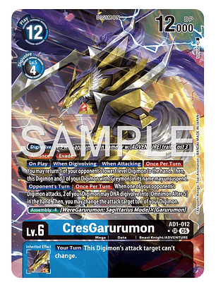 AD1-012 (Alternate Art) CresGarurumon