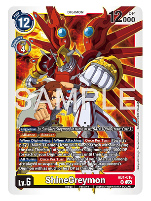 AD1-016 SR ShineGreymon