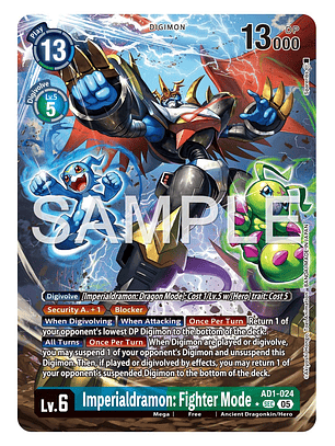 AD1-024 (Alternate Art) Imperialdramon: Fighter Mode