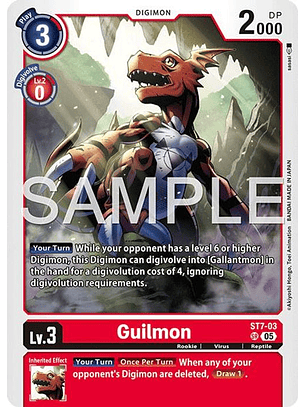 ST7-03 SR Guilmon (AD01 Reprint)