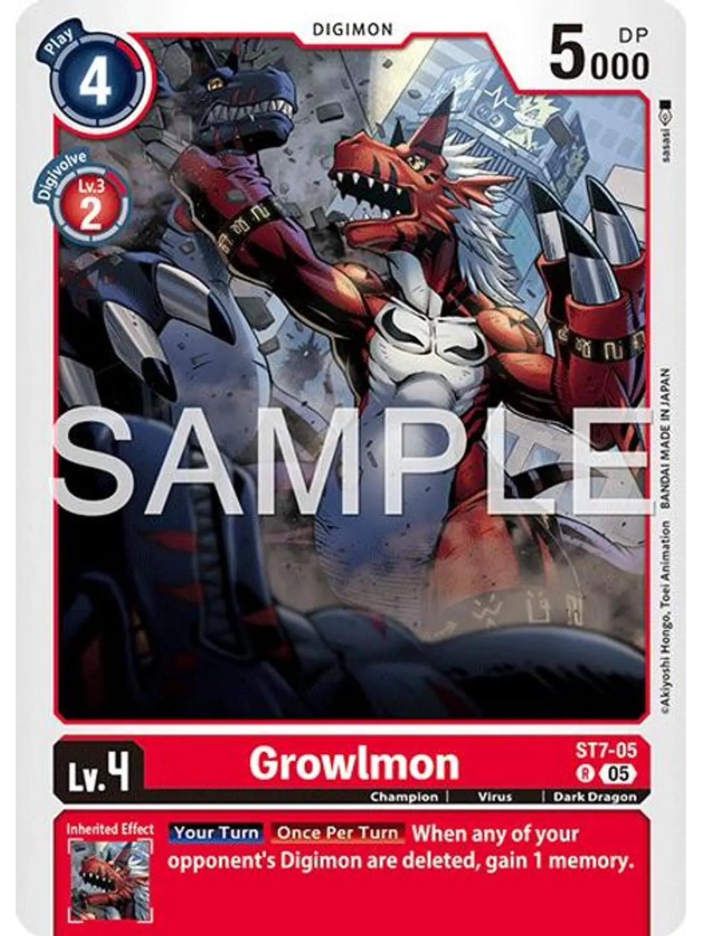 ST7-05 R Growlmon (AD01 Reprint) 1