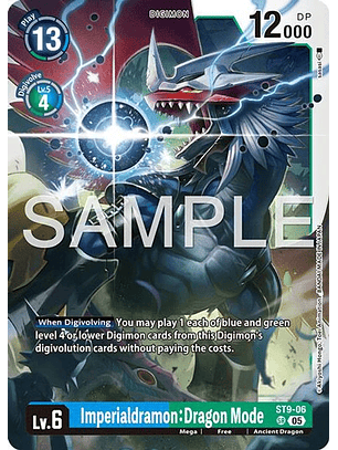 ST9-06 SR Imperialdramon: Dragon Mode (AD01 Reprint)