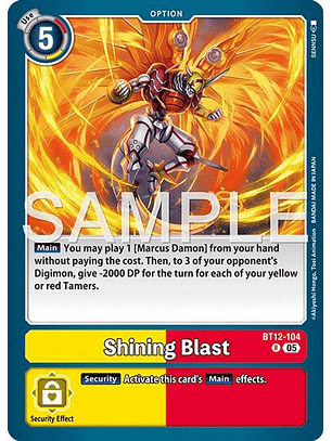 BT12-104 R Shining Blast (AD01 Reprint)
