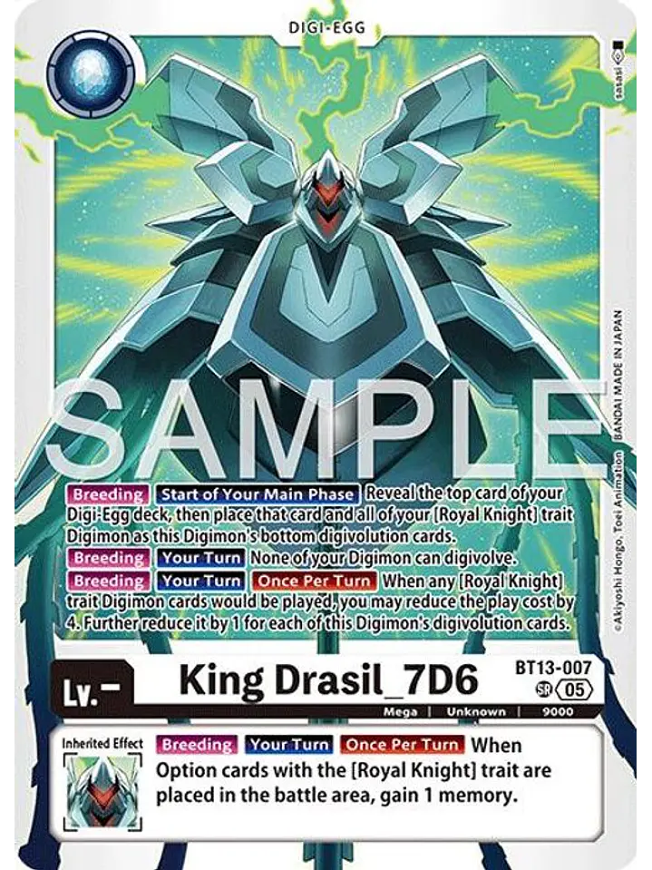 BT13-007 SR King Drasil_7D6 (AD01 Reprint) 1