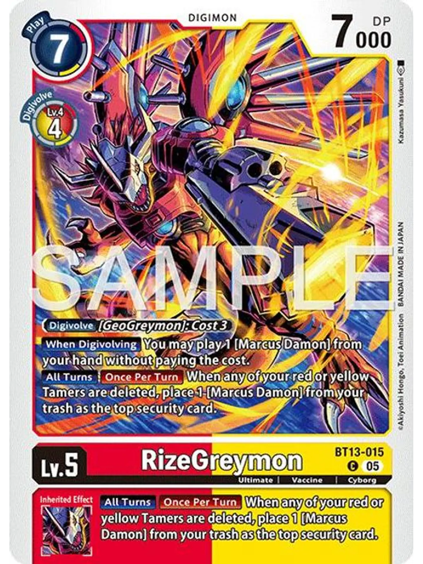 BT13-015 C RizeGreymon (AD01 Reprint) 1
