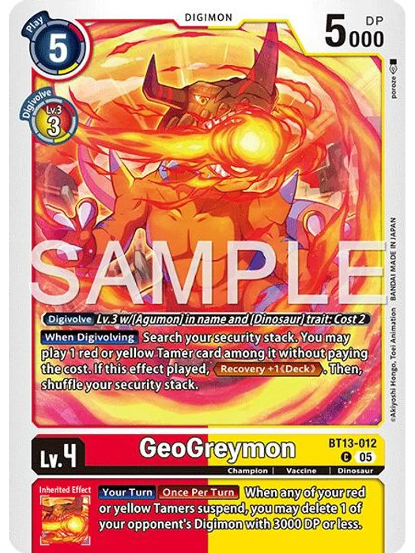 BT13-012 C Geogreymon (AD01 Reprint) 1