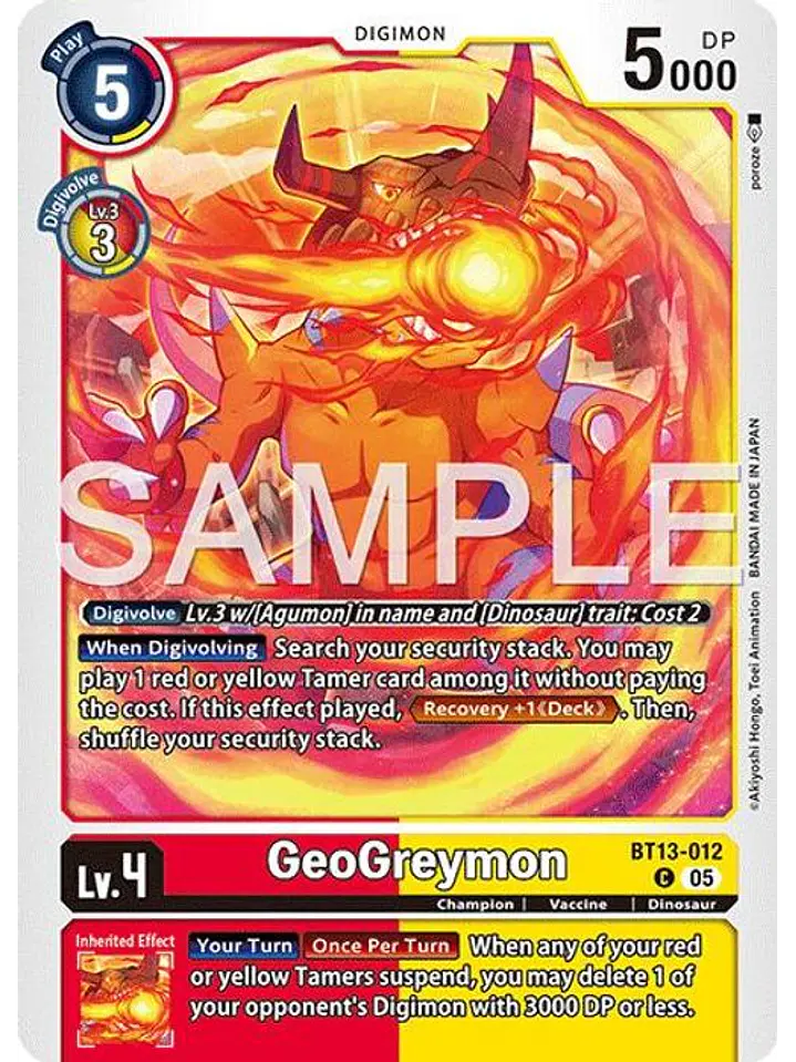 BT13-012 C Geogreymon (AD01 Reprint) 1