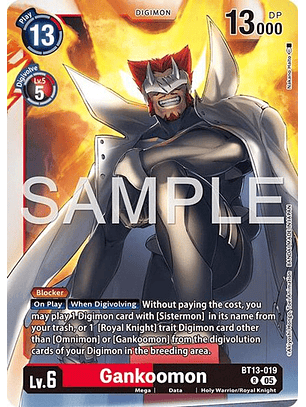 BT13-019 R Gankoomon (AD01 Reprint)