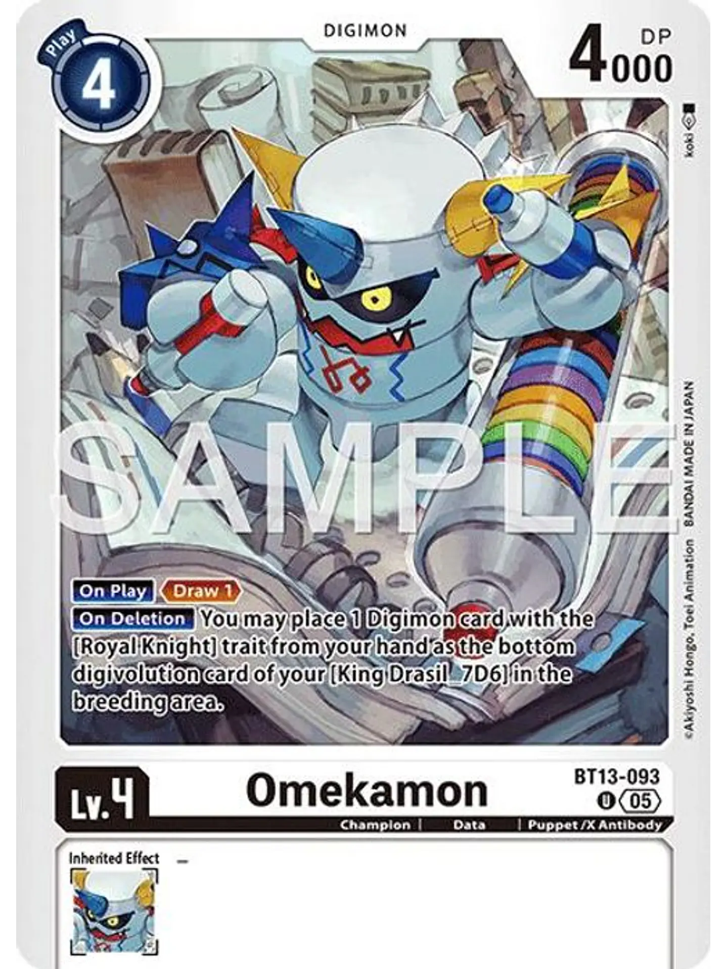 BT13-093 U Omekamon (AD01 Reprint) 1