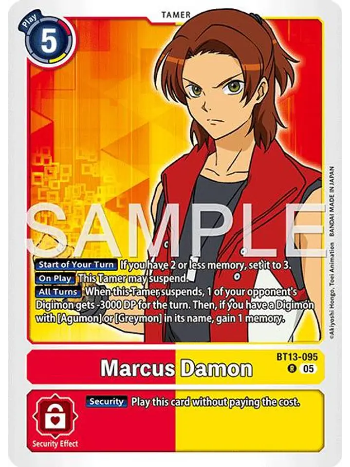 BT13-095 R Marcus Damon (AD01 Reprint) 1