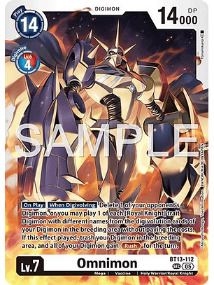 BT13-112 SEC Omnimon (AD01 Reprint)