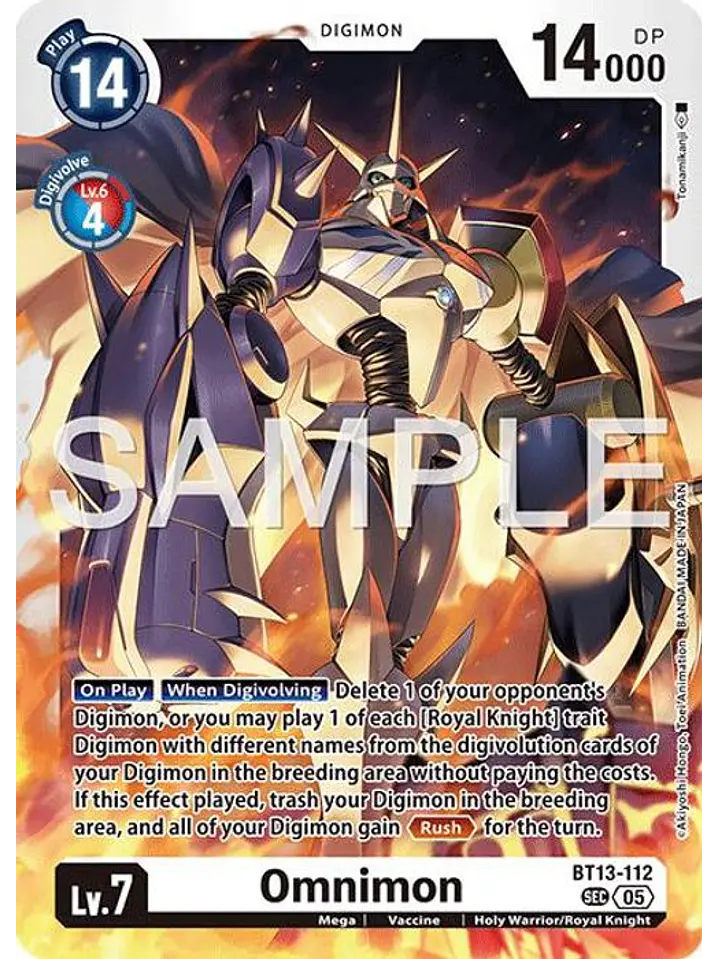 BT13-112 SEC Omnimon (AD01 Reprint) 1