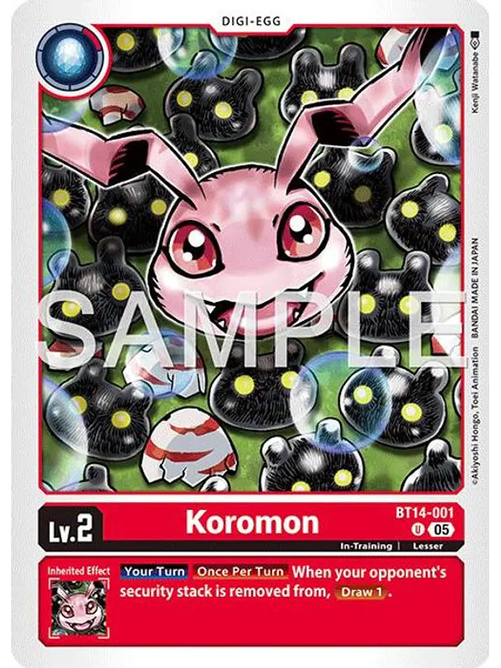 BT14-001 U Koromon (AD01 Reprint) 1