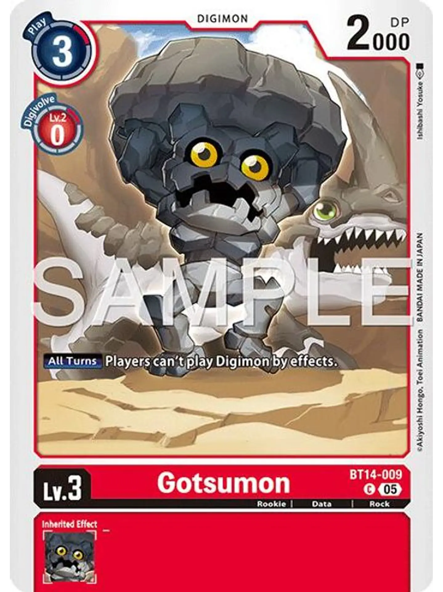 BT14-009 C Gotsumon (AD01 Reprint) 1