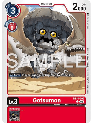 BT14-009 C Gotsumon (AD01 Reprint)