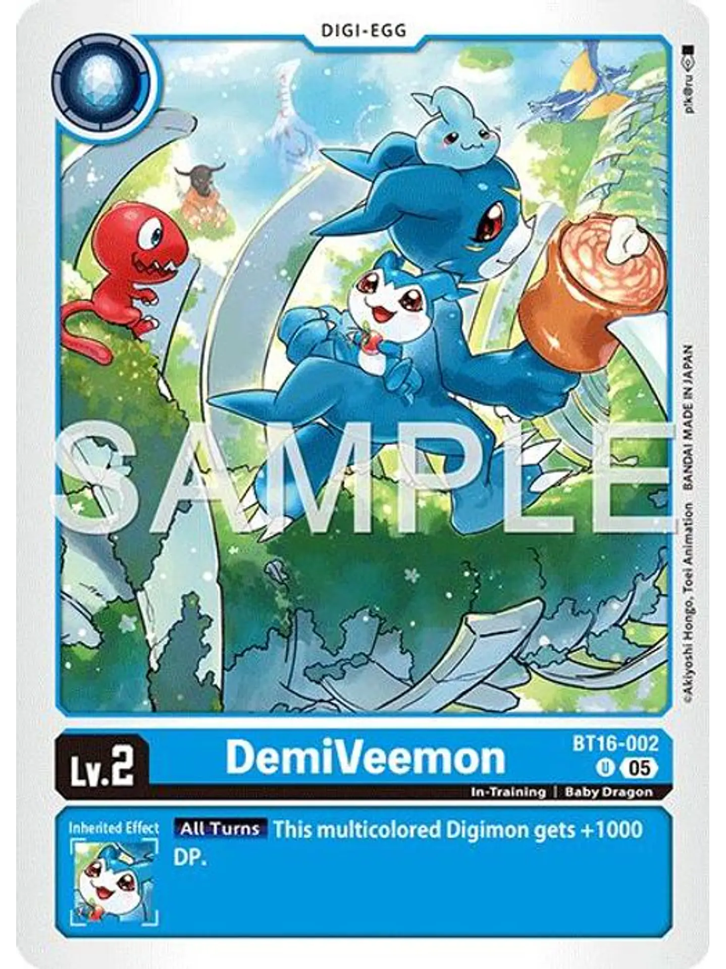 BT16-002 U DemiVeemon (AD01 Reprint) 1