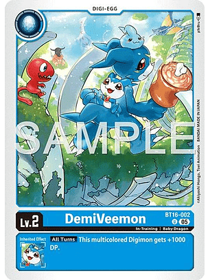 BT16-002 U DemiVeemon (AD01 Reprint)