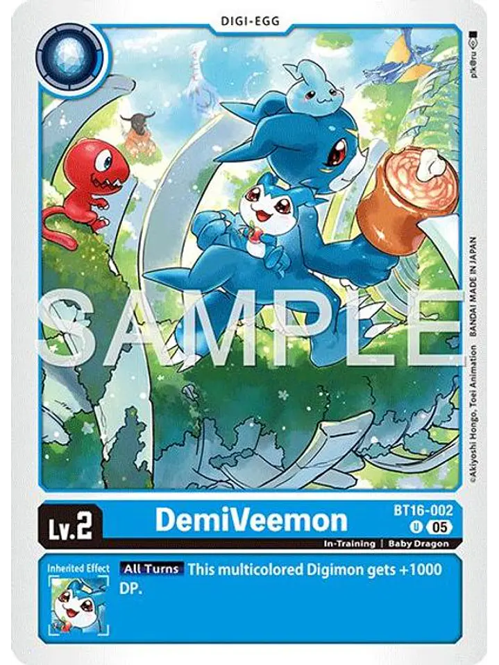 BT16-002 U DemiVeemon (AD01 Reprint) 1