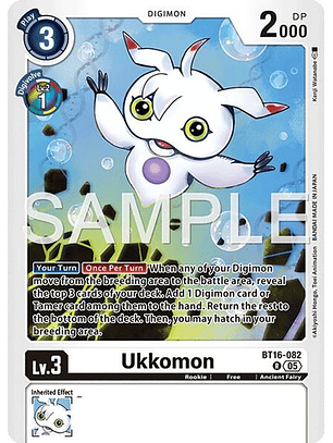 BT16-082 R Ukkomon (AD01 Reprint)