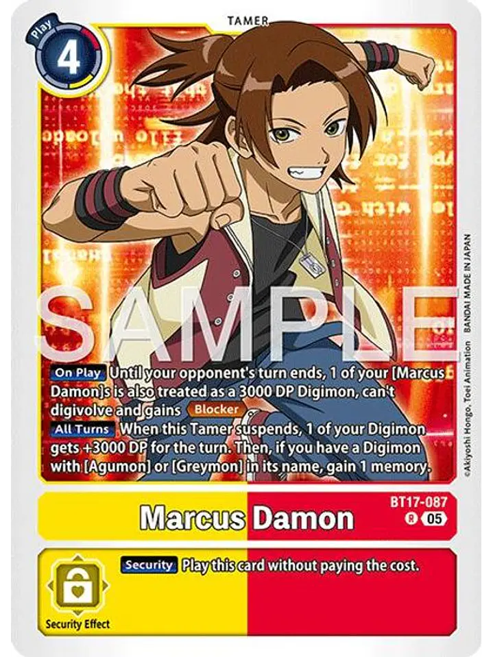 BT17-087 R Marcus Damon (AD01 Reprint) 1