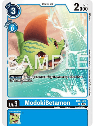 BT6-021 C ModokiBetamon (AD01 Reprint)