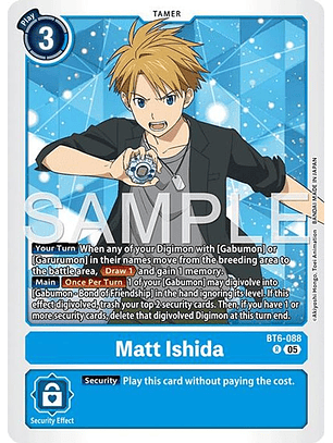 BT6-088 R Matt Ishida (AD01 Reprint)