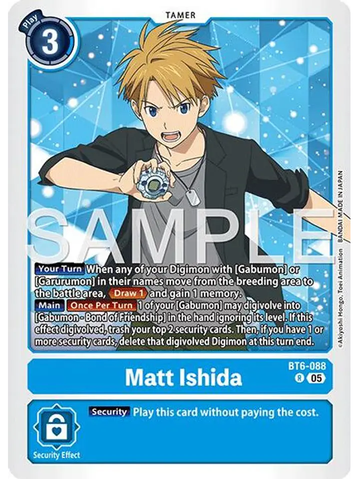 BT6-088 R Matt Ishida (AD01 Reprint) 1