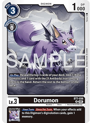 BT7-056 R Dorumon (AD01 Reprint)