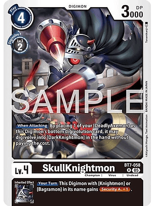 BT7-058 R SkullKnightmon (AD01 Reprint)