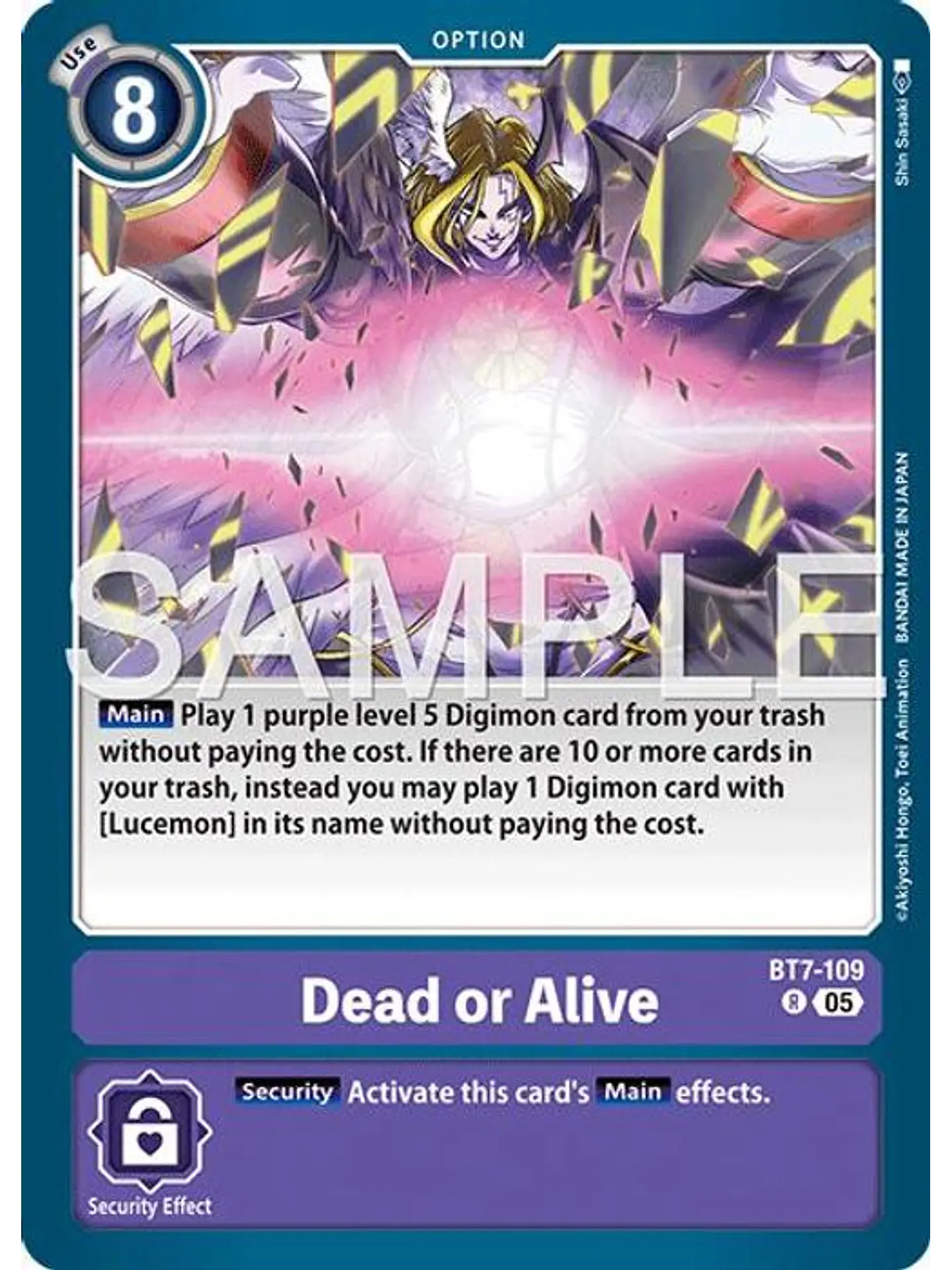 BT7-109 R Dead or Alive (AD01 Reprint) 1