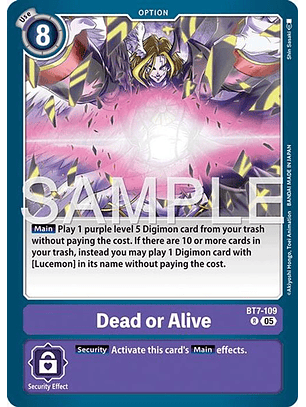 BT7-109 R Dead or Alive (AD01 Reprint)