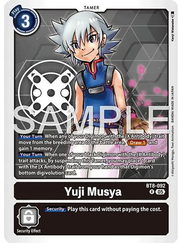 BT8-092 R Yuji Musya (AD01 Reprint) 1