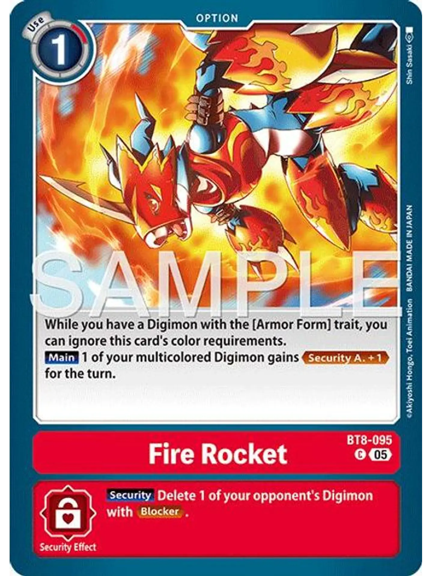 BT8-095 C Fire Rocket (AD01 Reprint) 1