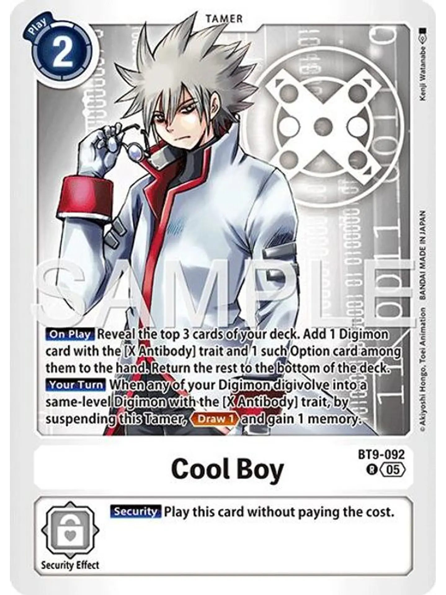 BT9-092 R Cool Boy (AD01 Reprint) 1