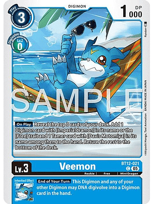 BT12-021 C Veemon (AD01 Reprint)