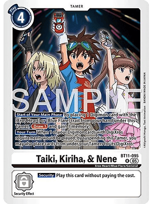 BT11-095 R Taiki, Kiriha, & Nene (AD01 Reprint)