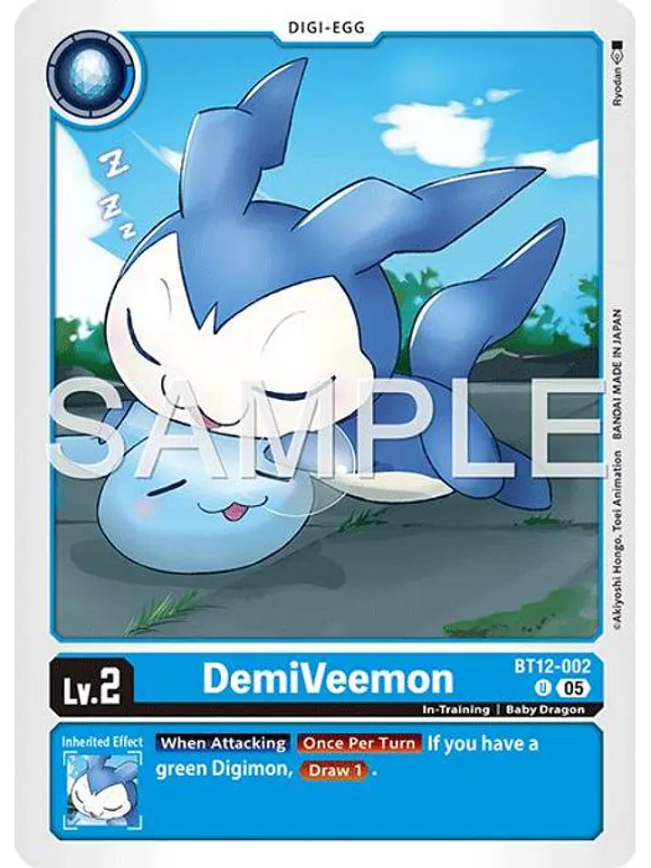 BT12-002 U DemiVeemon (AD01 Reprint) 1